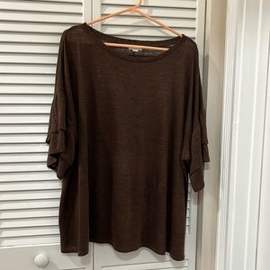 J Jill blouse in deep brown